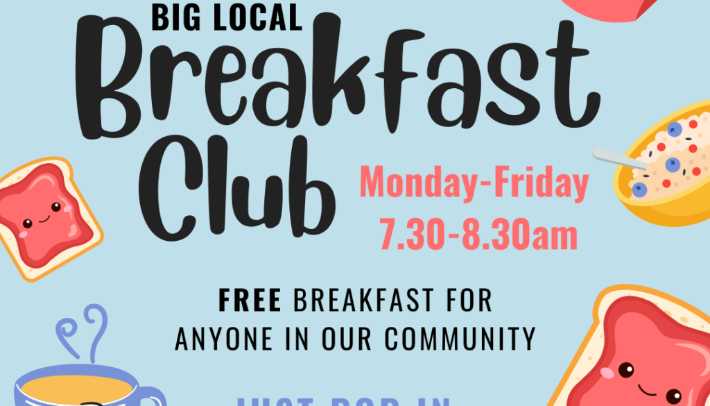 FREE breakfast for residents at Wormley Community Centre