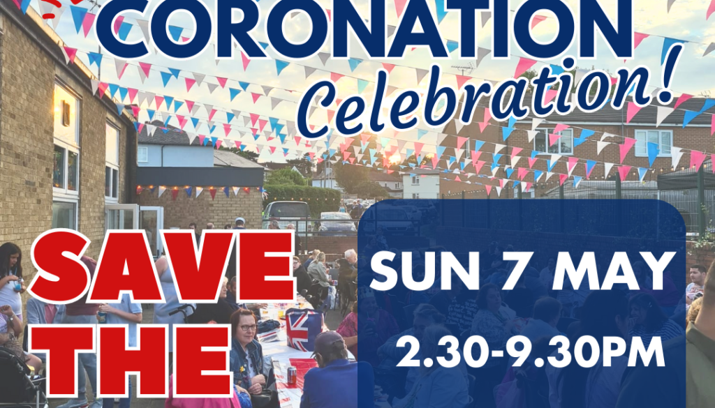 Coronation party - Save the date