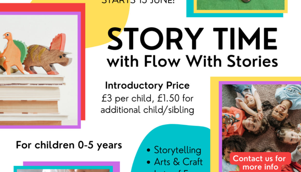 Story time with Flow With Stories. Group for under 5s