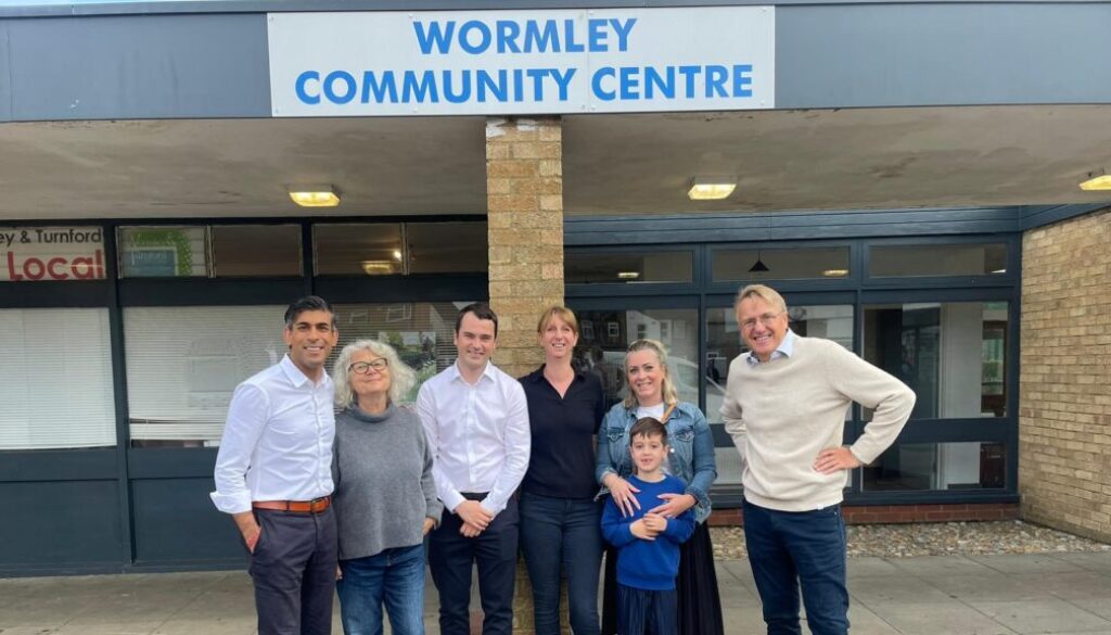 Prime Minister visit to Wormley Community Centre