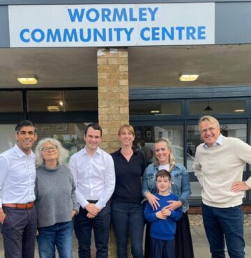 Prime Minister visit to Wormley Community Centre