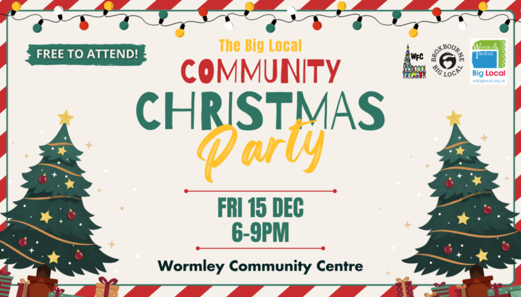 FREE to attend Community Christmas Party 2023