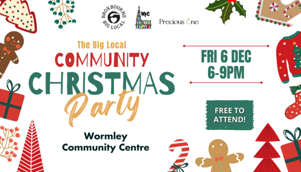 FREE Community Christmas Party Friday 6th December 6pm-9pm